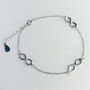 Sterling Silver Infinity Charm Bracelet, thumbnail 1 of 5