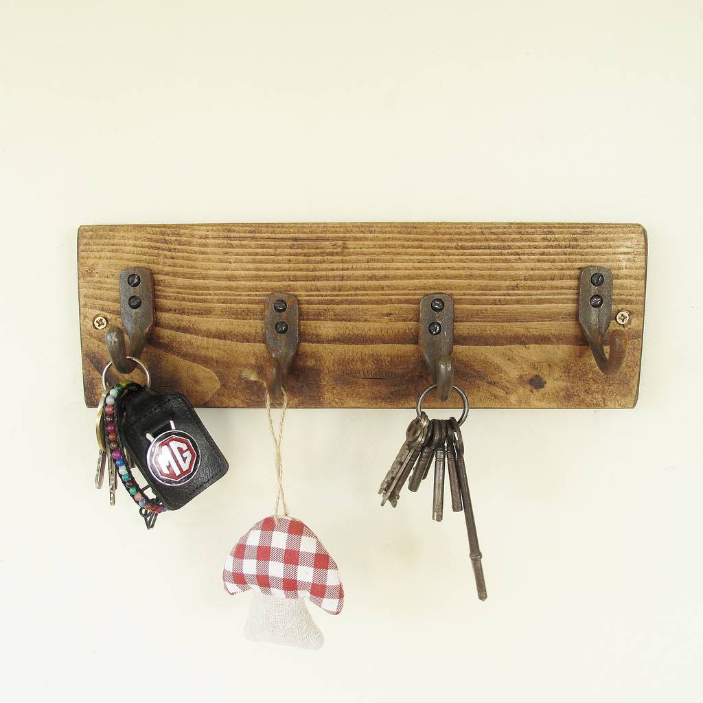 reclaimed wooden key rack by seagirl and magpie | notonthehighstreet.com