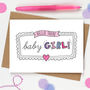 New Baby Girl Card, thumbnail 1 of 3