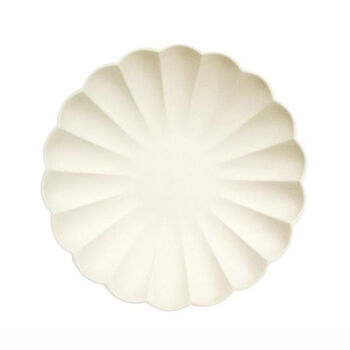 Elegant Cream Eco Plates, 2 of 4