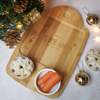 Personalised Santa Snack Plate For Christmas Eve, 4 of 4