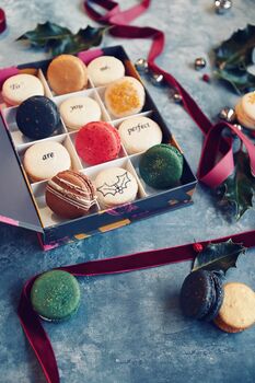 Festive Favourites Message Macaron Gift Box, 8 of 9