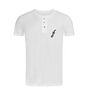 Hoy Downtown Short Sleeve Henley T Shirt White, thumbnail 1 of 5