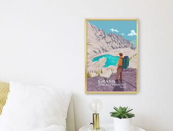Grand Enchantment Trail USA Travel Poster Art Print, 3 of 8