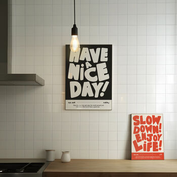 Have A Nice Day Happy Positive Hallway Wall Art Print, 11 of 11