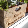 Personalised Wooden Floral Planter, thumbnail 2 of 7