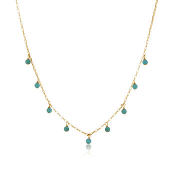 Turquoise December Birthstone Necklace, 4 of 8