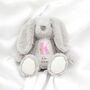 Personalised Bunny Rabbit Baby Girl Teddy, thumbnail 3 of 3