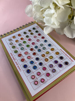 Colourful Stone Border 360 Bindi Booklet, 4 of 8