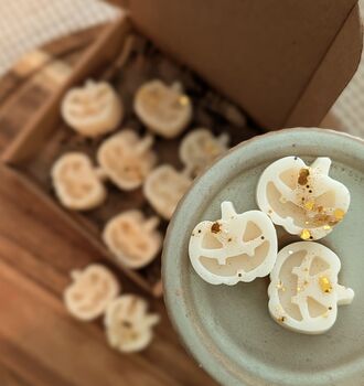 Pumpkin Spice Halloween Inspired Wax Melts For Halloween Decor, 4 of 7