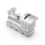 Personalised Silver Plated Train Money Box, thumbnail 4 of 5