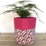 Puffin Planter. Fabric Pot. Handmade, thumbnail 1 of 2