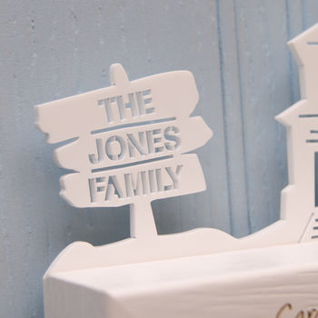 Personalised Small Family Key Holder, 2 of 4