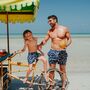 Father And Son Matching Chilli Swim Shorts, thumbnail 1 of 8