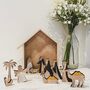 Wooden Nativity Christmas Scene 12 Piece Set, thumbnail 3 of 3