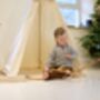 Organic Cotton And Bamboo Teepee Playtent, thumbnail 5 of 7