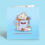 Marshmallow Birthday Card | Cute Greeting Cards, thumbnail 1 of 4