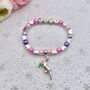 Personalised Bee/Owl Charm Bracelet, thumbnail 7 of 10