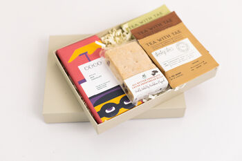 Letterbox Elevenses Gifts Tea And Biscuits Gift Box, 3 of 6