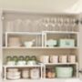 Spice Rack Set Stackable Cupboard Shelves, thumbnail 4 of 7