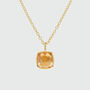 Brooklyn Citrine And Gold Plated Necklace, thumbnail 2 of 4