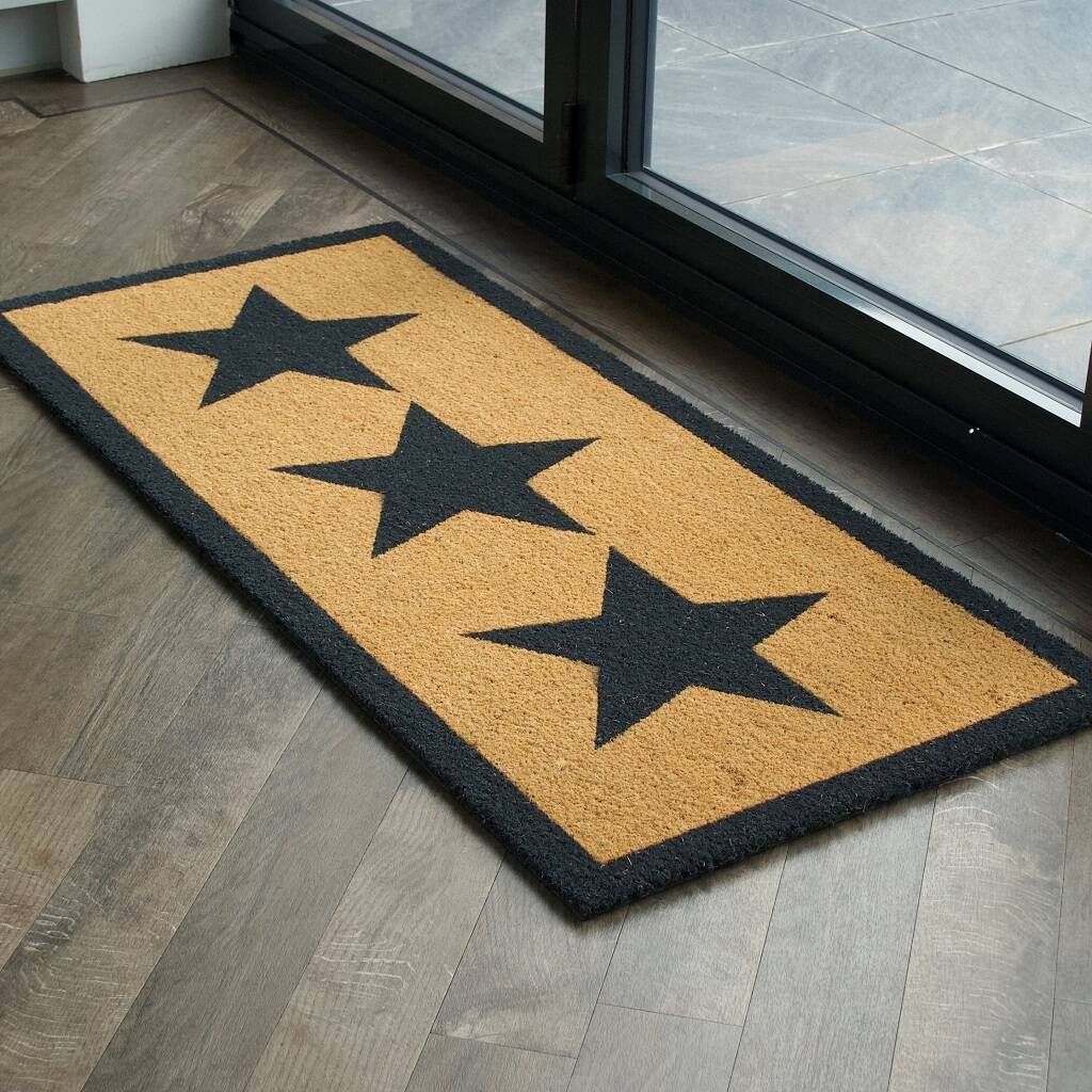 Three Star Double Doormat, 1 of 3