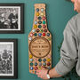 Personalised Beer Bottle Collector Wall Art For Home, thumbnail 2 of 8
