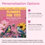 Personalised Birthday Tin Grow Your Own Flowers For Tits, thumbnail 2 of 4
