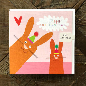 Bunny Rabbits Mother's Day Card, 3 of 4