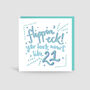 'Flippin' 'Eck Yer Look Nowt Like 21!' Yorkshire Card, thumbnail 1 of 2