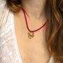 Beach Rope And Crab Charm Necklace, thumbnail 2 of 5