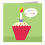 Happy Birthday Cupcake Card, thumbnail 2 of 4