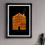 Personalised 22nd Copper Wedding Anniversary Home Print, thumbnail 1 of 4