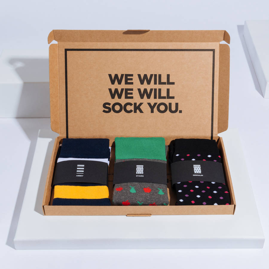Abbey Box Of Socks Gift Set By The London Sock Exchange