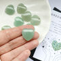 Green Aventurine Polished Heart For Luck And Abundance, thumbnail 3 of 4