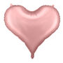 Light Pink Heart Foil Balloon, thumbnail 1 of 7