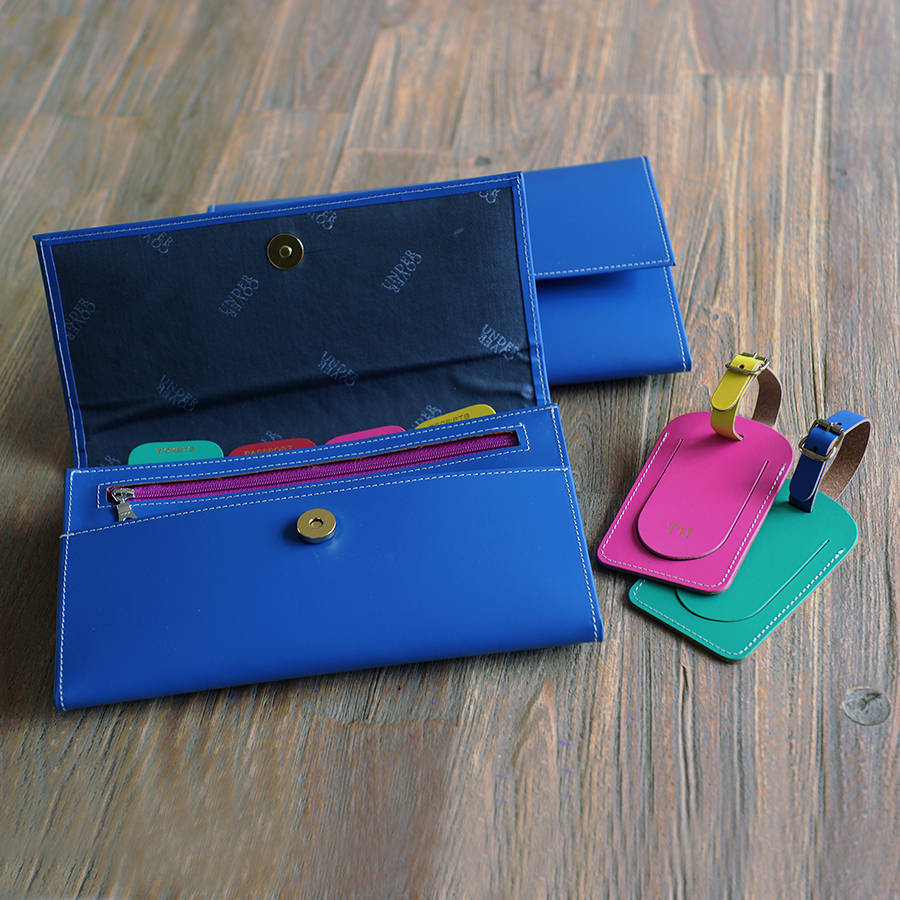 Undercover Recycled Leather Rainbow Travel Organiser By Undercover
