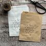 Wedding Favour Paper Bags Set Of 10, thumbnail 3 of 3