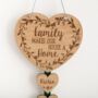'Family Makes Our House A Home' Wooden Wall Plaque, thumbnail 1 of 4