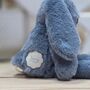 Sonny The Long Leg Dark Grey Bunny Soft Toy, thumbnail 3 of 3