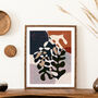Terrazzo Abstract Seaweed Art Print, thumbnail 1 of 7