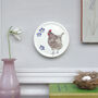 Hens And Forget Me Nots Decorative Mini Wall Plates, thumbnail 4 of 6