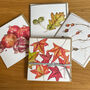 Autumn Colour Botanical Art Cards Pack, thumbnail 1 of 5