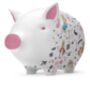 Tilly Pig Peter Rabbit And Friends Pink Piggy Bank, thumbnail 4 of 7