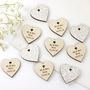 Personalised Vintage Wedding Favour Hearts, thumbnail 3 of 9