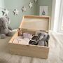 Personalised Born In 2026 Garland Engraved New Baby Keepsake Box Five Sizes 16cm | 20cm | 26cm | 30cm | 36cm, thumbnail 2 of 10