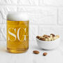 Monogrammed Can Glass, thumbnail 1 of 6
