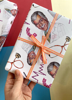 Diagnosis Murder Wrapping Paper, 90s Tv Detective Wrap, 5 of 8