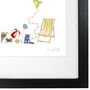 British Seaside Illustrated Art Print, thumbnail 3 of 3