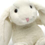 Mini Cream Bunny Plush Soft Toy, From Birth, Gift Boxed, thumbnail 4 of 6